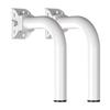 2Pcs Wireless Bridge Bracket Mount 150 Degrees  Adjustable Stainless Steel Universal J Pole Mount Accessory