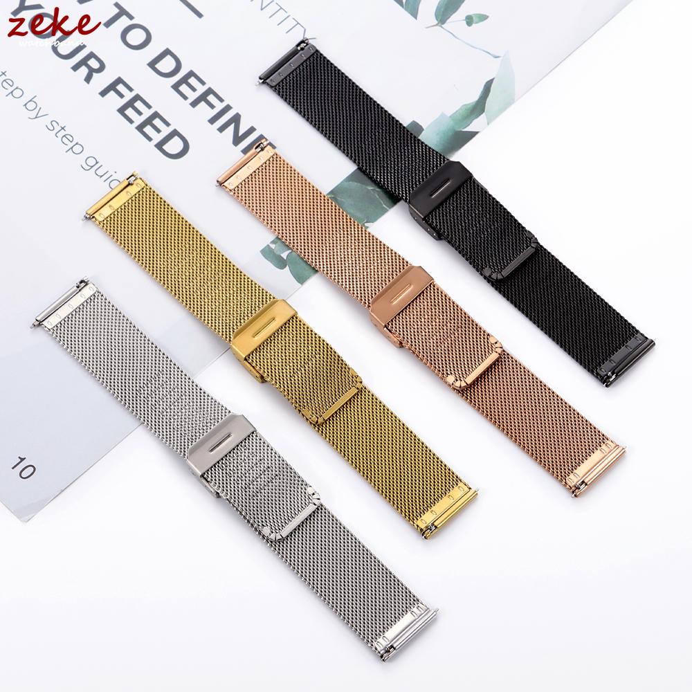 Curea de ceas milaneză 18mm 20mm 22mm Metal pentru Huawei Watch GT5/GT4 Brățară cu eliberare rapidă pentru Samsung Galaxy Watch 7/6/5/4