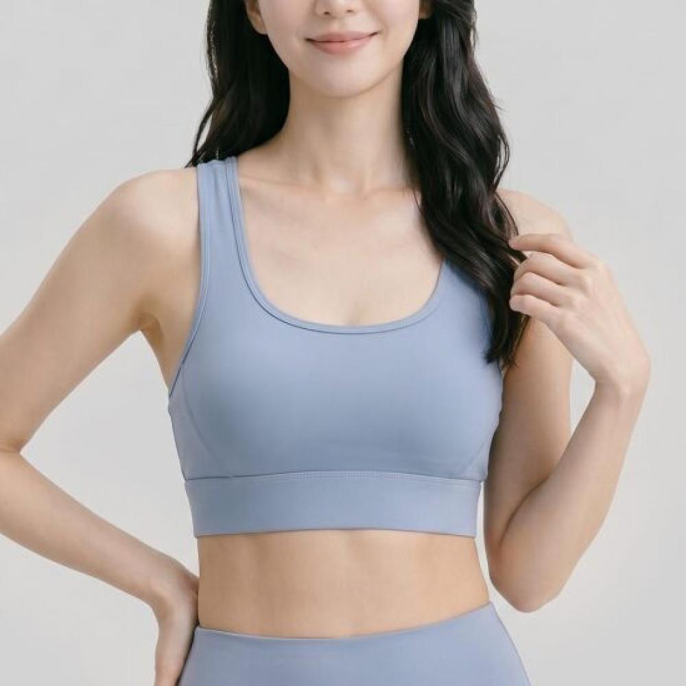 Navava Women Sports Bra High Elastic Spandex No Wire Back Hook 2p Set Nu019