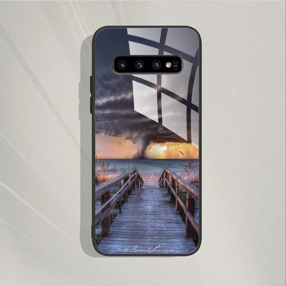 For Samsung Galaxy S10 S 10 Plus S10E Case Shockproof Tempered Glass Case Hard Back Cover Funda For Samsung S10 Case S 10 Bumper