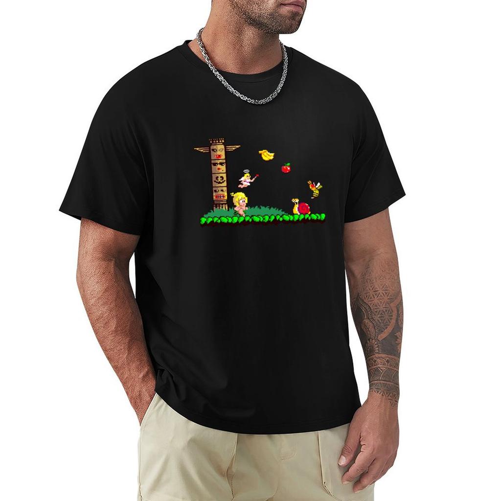 Wonder Boy Arcade 2 Tshirt Sports Casual Short Sleeve Cotton Tee