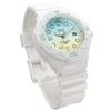CASIO LRW-200H-2E2V analog watch for women and kids, cheep casio, gloss white x pastel blue gradation, overseas model