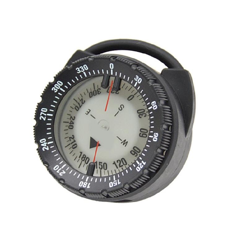 Pipe Clamp Compasses Diving Compasses Outdoor Underwater Glowing Compasses Watertight Water Sport Swimming Compasses