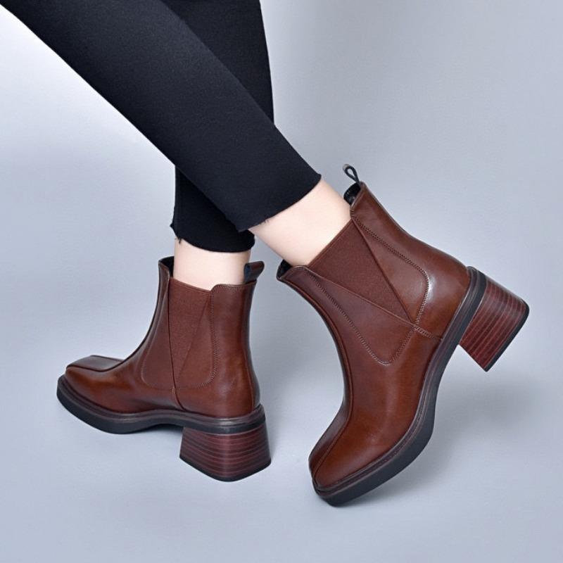 

Ботинки Челси Ботинки Мартин Кожаные ботинки 40 коричневый