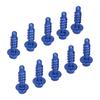 10pcs Aluminum Alloy Anodized Finish Screws for 125 150 200 EXC XC SXF EXCF XCF 1997-2020