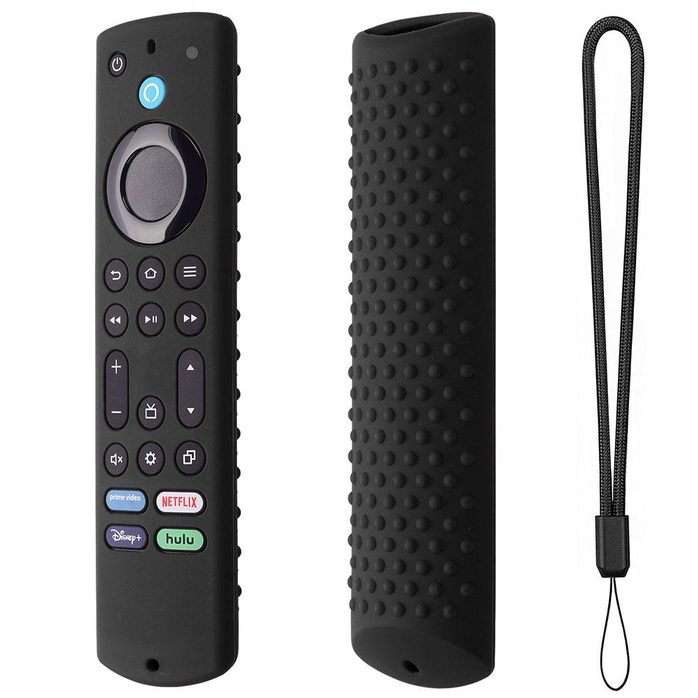 Silicone Cover For Toshiba/Insignia Fire TV(NS-RCFNA-21/CT-RC1US-21/CT95018) Remote Control Case Dustproof Shockproof Protector