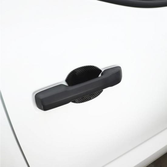 For 2024-2025 Toyota Tacoma Carbon Fiber Door Handle Bowl Cover Cup Overlay Trim