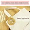 Exquisite Leather Pet Fur Keychain: Cute Cat & Dog Hair Bag Charm Ornament