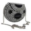 Silver Metal Beaded Ethnic Purse Girls Bridal Bag Cross Body Bag for women/Girl Party Clutch Metal Clutches Vintage Brassc