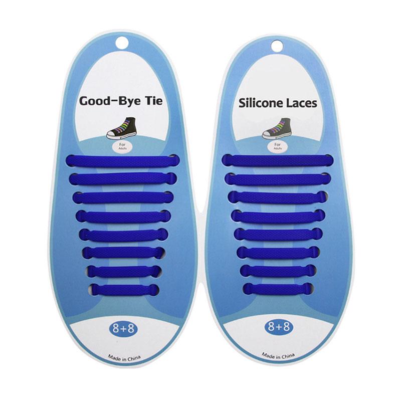 Silicone World Silicone Elastic Shoelaces Unisex Athletic No Tie Shoe Lace All Sneakers Fit Quick Shoe Lace For Adults Kids