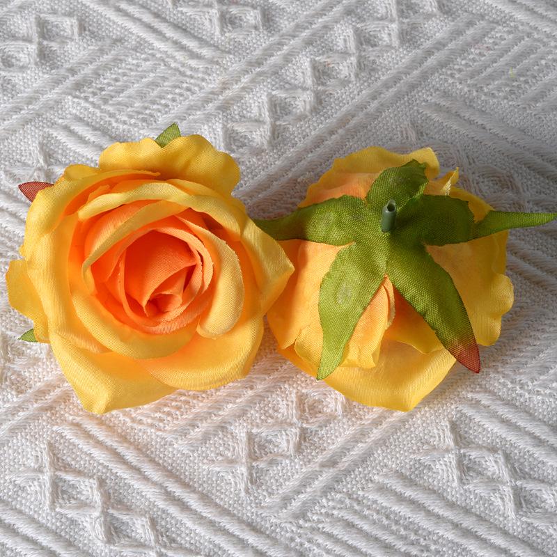 

Головки шелковых роз для свадебного декора – Искусственные цветы ручной работы для стен и арок