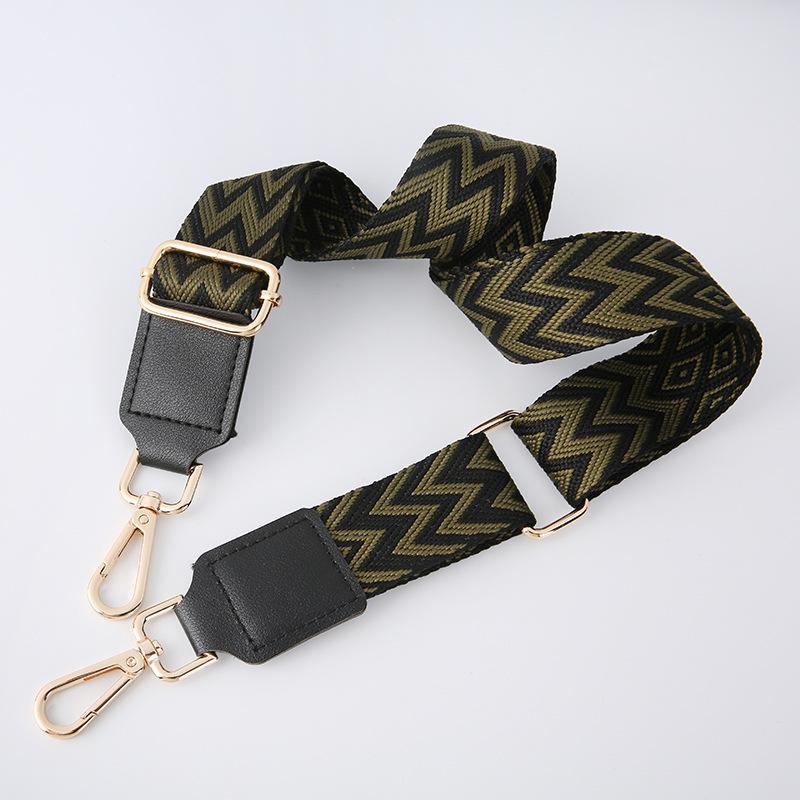 New Bag Shoulder Strap PU Leather Accessories Versatile Multi-color Woven Shoulder Crossbody Fashion Bag Strap Bag Accessories