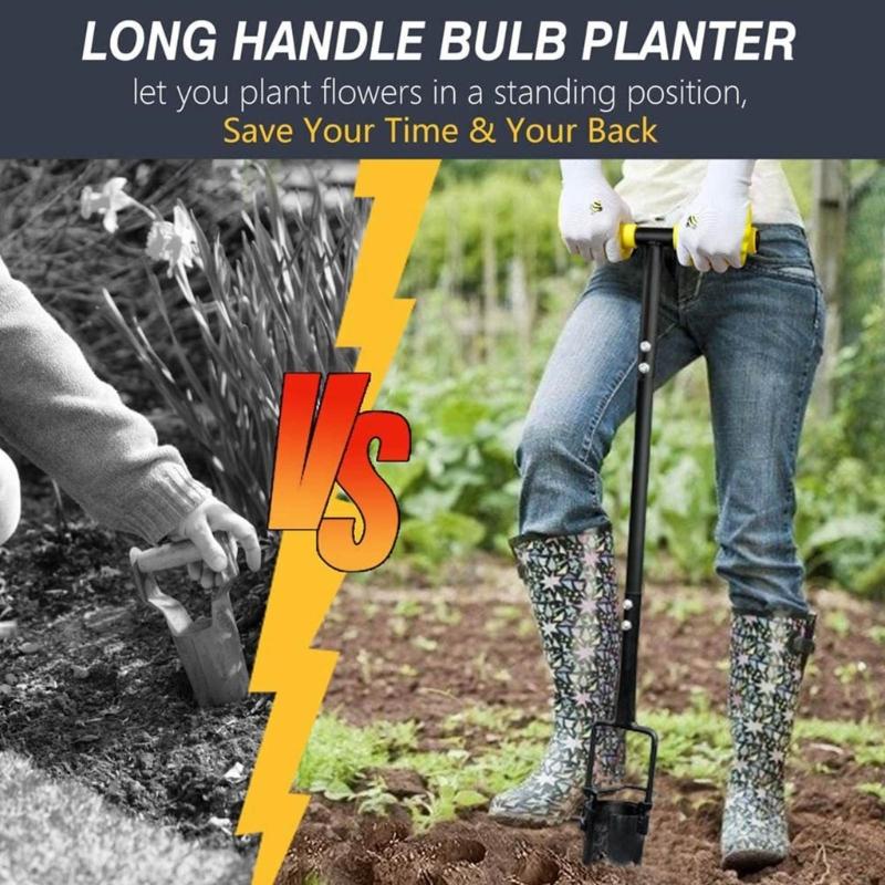 Tall Execution Aluminum Planting Aid Tool For Quick Soil Penetration In Professional Nurseries And Home Terrain M4YD