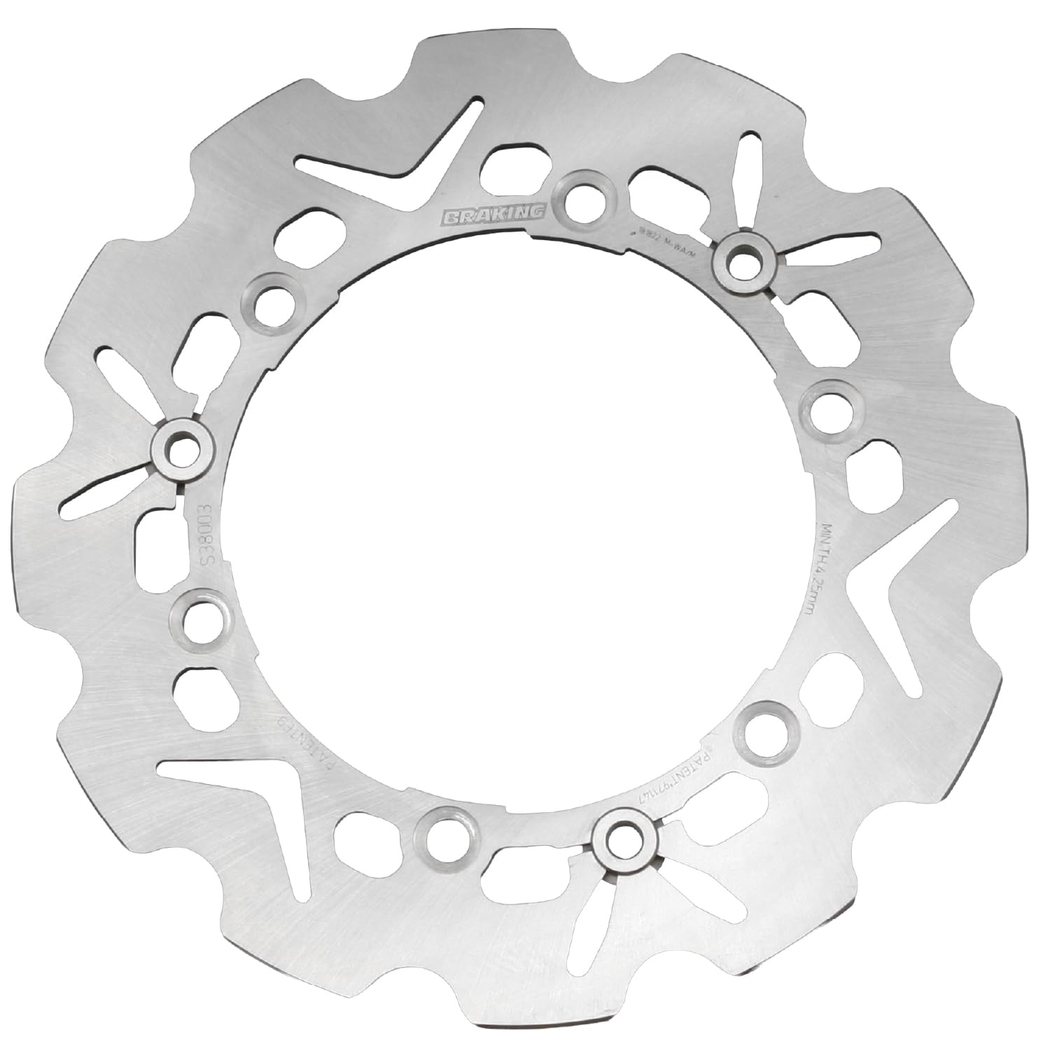 BRAKING FAZE Front Right Side Only S38003 Motorcycle Disc Rotor 65509 (09)