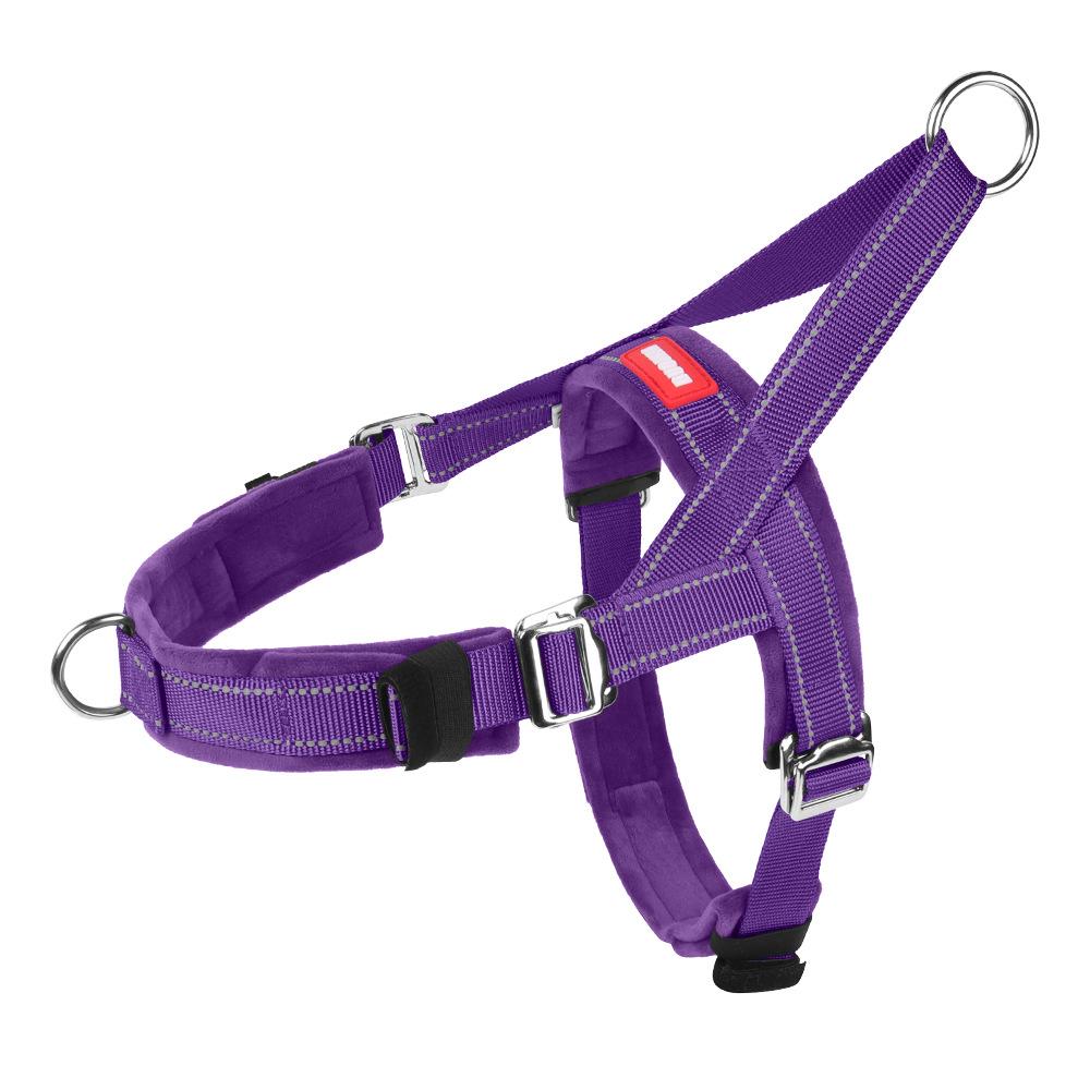 

New dog chest and back adjustable full size dog one size pass pet traction rope dog chest and back outdoor traction average size one yard pass (8-30kg)