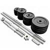 Adjustable Pure Iron Dumbbell Set – 10/20/30 KG Men's Fitness Equipment with Detachable Handheld Design