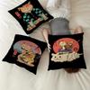 Japan Samurai Cat Cushion Cover Pillow Cover Decor Pillowcase Printed Cushion Case For Couch