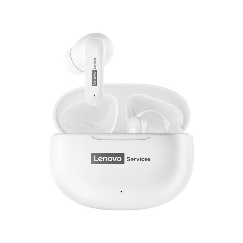 Original Lenovo LE202 Wireless Bluetooth 6.0 Earphones AI Call Noise Cancellation Sound Quality Headphone Long Battery Life Earbuds