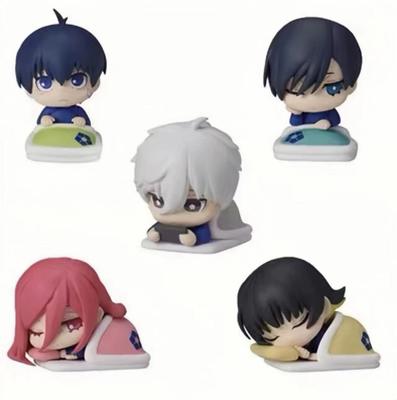 Actionfigur Sleep Gacha Niedliches Cartoon-Ornament Isagi Yoichi Chigiri Hyoma Nagi Seishiro Rin Itoshi Modell Spielzeug