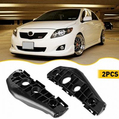 Bumper Bracket For 2009-2010 Toyota Front Corolla Driver Side and Passenger Side