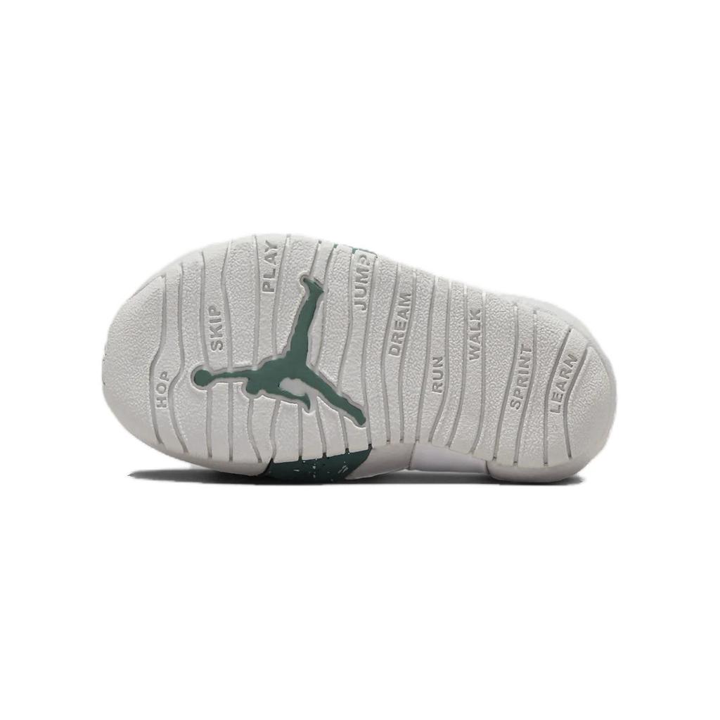 Jordan Flare Comfortable Lightweight Low-Top Walking Shoes Kids Shoes Green White CI7850303