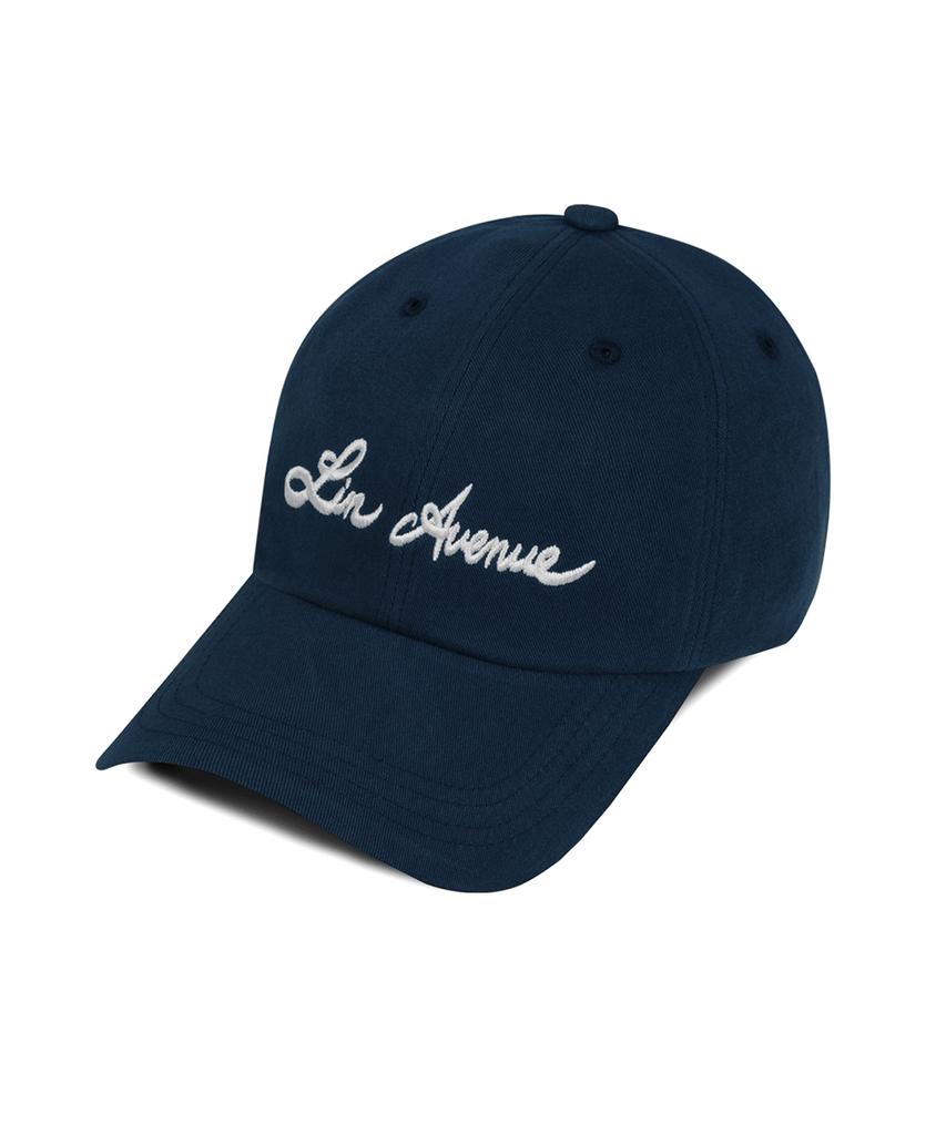 Linebinyu Cotton Ball Cap - Navy
