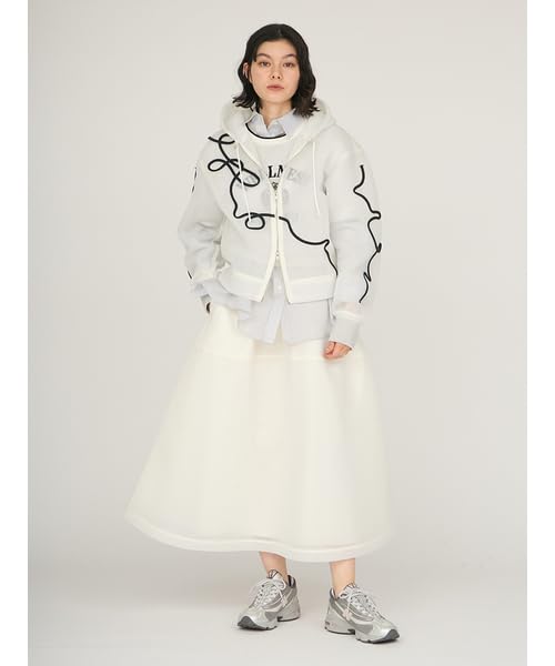 Emi Sheer Cardboard 13WFS254077 Women's Skirt,