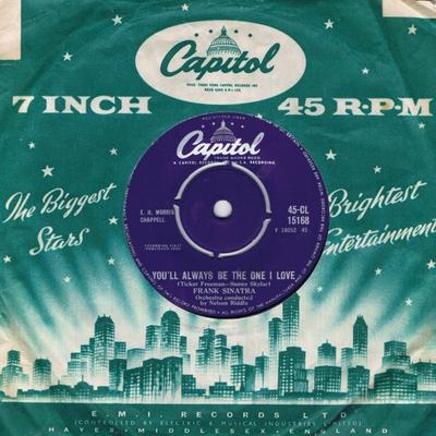 Płyta 7-calowa FRANK SINATRA - You'll Always Be The One I Love / O 45CL15168 Capitol Records 1960 UK Jazz Używana