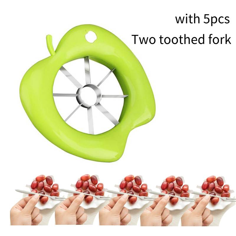 Assist Apple Slicer Cutter Multi-purpose Pear Fruit Divider Comfort 430 Stainless Steel Handle Apple Peeler For Kitchen Gadget