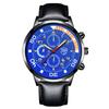 Steel Belt Watch Men'S Automatic Luminous Calendar Quartz Watch