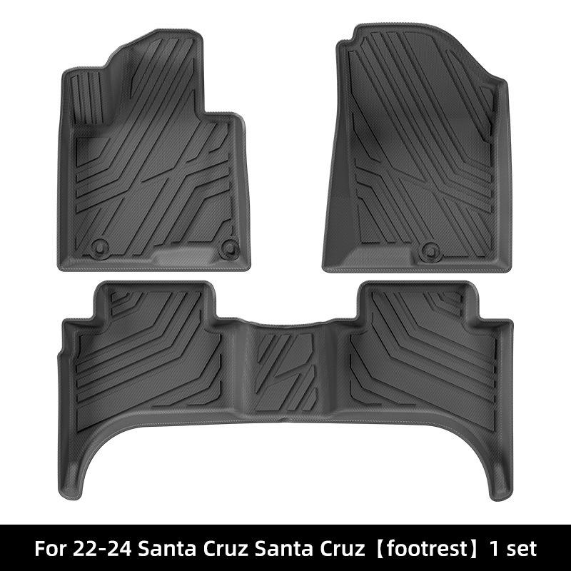 Hyundai Santa Cruz 22-24 TPE Floor & Rear Bed Mats
