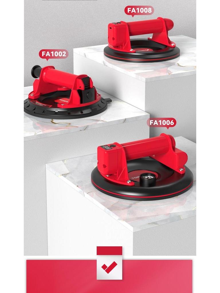 Heavy-Duty 8-Inch Vacuum Suction Cup for Large Glass, Marble, and Tile Handling