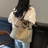 Retro fashion commuter tote bag niche design leisure travel shopping bag women's bag student class shoulder bag