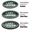 ABS 8.6cm Car Front Grille Trunk Badge Sticker Body For Land Rover Range Rover Evoque Discovery 3 4 Defender 4 Styling Sticker HY1