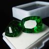 Natural Green Colombian Emerald 21ct Cushion Cut Certified Loose Gemstone