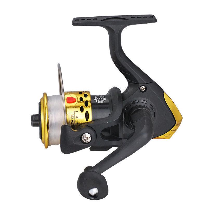 Mulinello da Spinning Modello 200 con Filo – Mulinello da Pesca Compatto per Canne da Mare e da Spinning