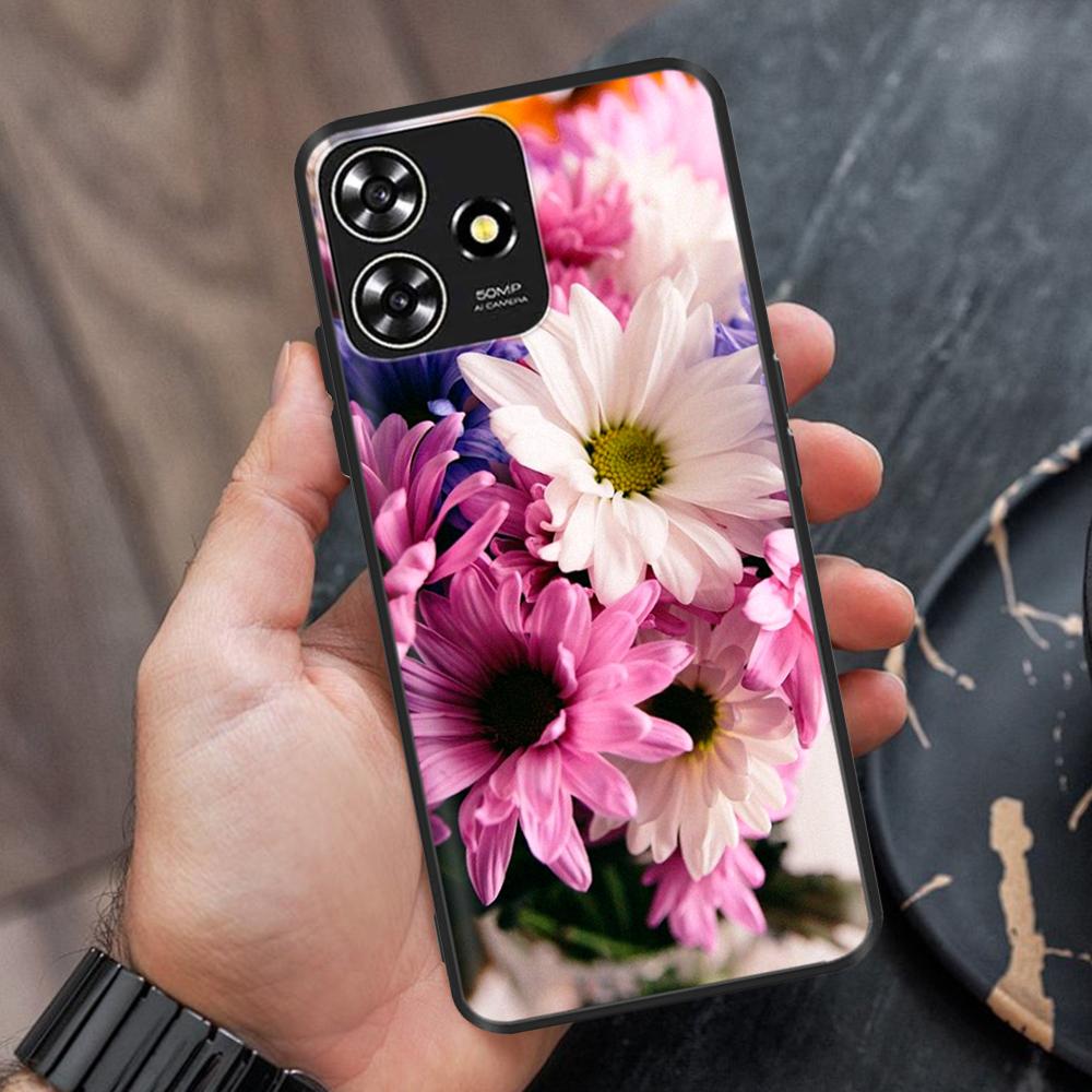 For ZTE Blade A73 Case Soft Black Silicone Bumper Phone Cover Funda For ZTE Blade A73 5G Cases For ZTE Blade A73 4G Fundas Coque