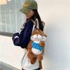 Cute Otter Holding Fish Plush Backpacks Kawaii Girls Trendy Single-Shoulder Bag Adorable Casual Student Bag For Girlfriend Gift