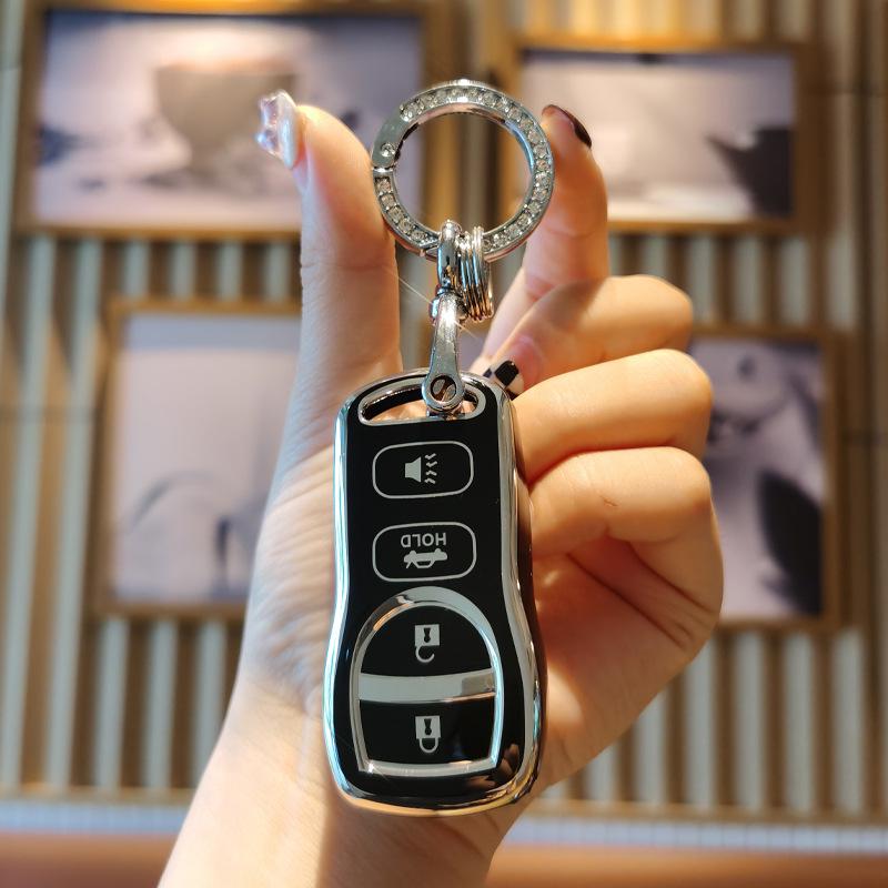 Nissan Classic Sylphy NV200 New Livina D50 Venucia R30 R50X Car Key Case