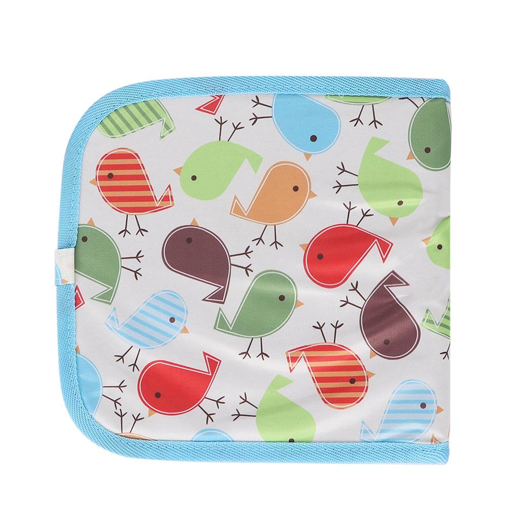 Children Portable Painted Reusable Wipe No Trace Watercolor Pen Drawing Board(Bird Cover)