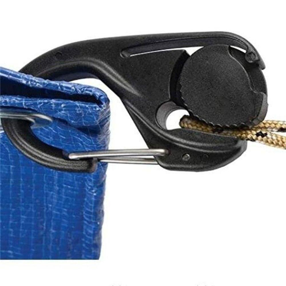 1/2/5pcs Black Cast Hooks 66*34mm Hanging Rope Hook New Self-Locking Binding Fixed  Outdoor Tools