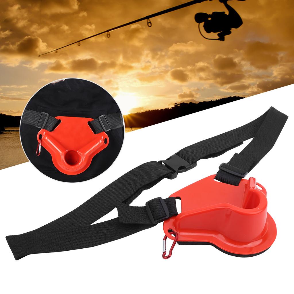 Portable Sea Rod Belly Top Belt Fishing Rod Pole Support Accessory for Boat Fishing