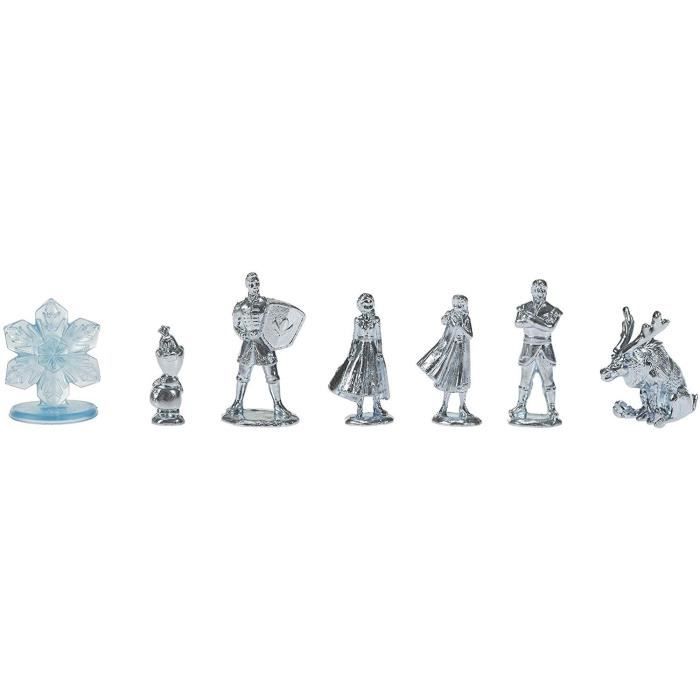 Monopoly La Reine des Neiges - Jeu de societe - Jeu de plateau - Version française - La Chance Vous Sourit