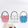Flower Shape Portable Metal Bag Table Hanger - Folding Handbag Hook Tiny Protable Hooks for Purse Tote Bag Organizer