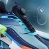Summer new breathable mesh sports shoes for men rotary button soft sole anti-slip youth shock absorbing running shoes