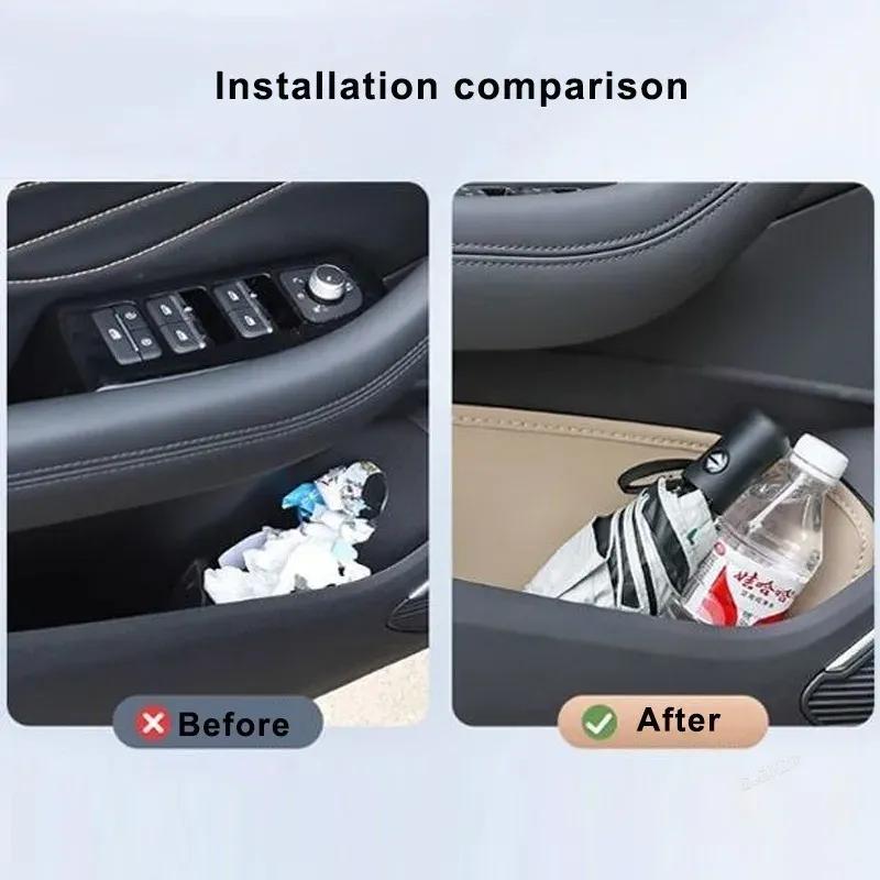 For Geely Monjaro Xingyue L -2025 Car Door Slot Organizer Box Leather Glove Box Storage Groove Pad Interior Accessories