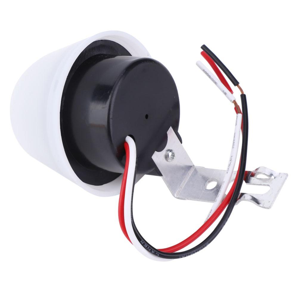 2 PCS Adjustable Street Light Photoswitch 12V/220V 10A 50Hz Dusk To Dawn Sensor  Outdoor