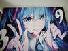 [USED] Hatsune Miku Tapestry Poster Tablecloth 03