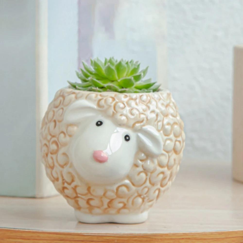 Cute Animal Animal Plant Pot Garden Decor Cactus Potted New Ceramic Succulent Planter