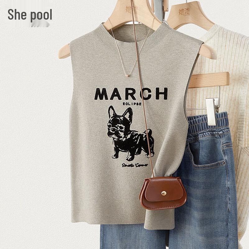 Women s Sweet & Edgy Slim-Fit Knit Tank Top M